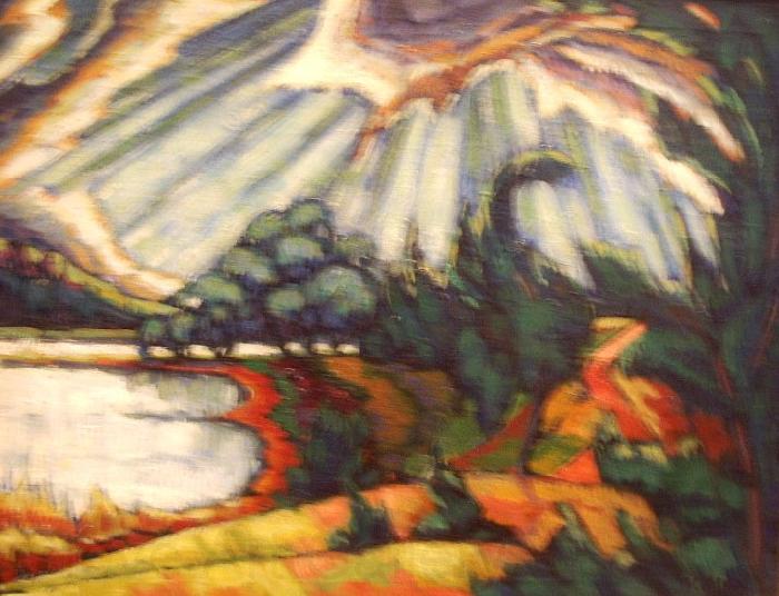 konrad magi Lake Puhajarv Germany oil painting art